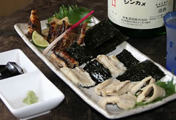 焼き穴子・蒸し穴子