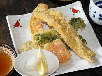 穴子の一本揚げ